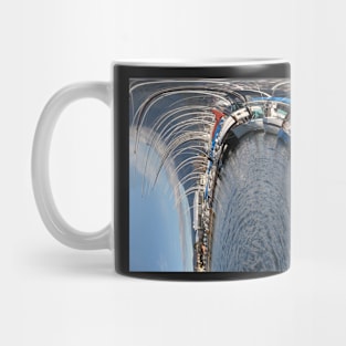 Distorted Tasmanian landscape Mug